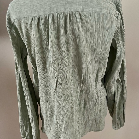 Free People Check On It Frosted Fern blouse - Large - Picture 6 of 9